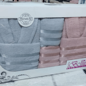 Caps de bain couple Bellina Bleu et Rose