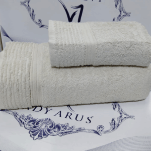 Serviettes de bain 2 pieces blanc salle