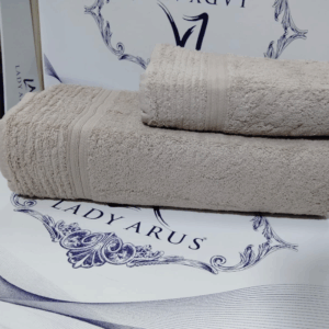 Serviettes de bain 2 pieces beige