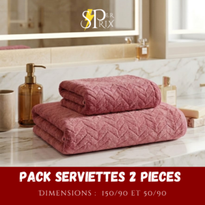 PACK SERVIETTES 2 PIECES